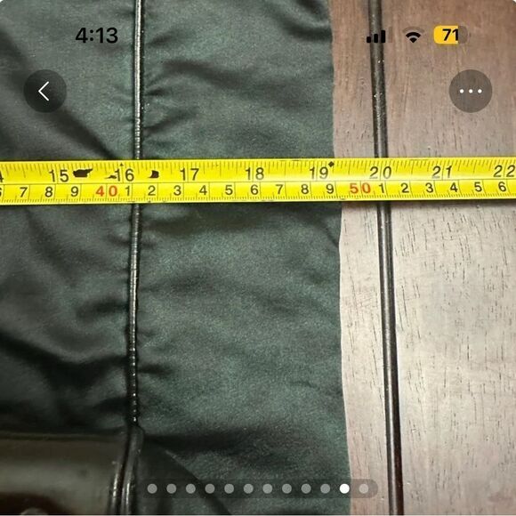 GUCCI Green Canvas Tote Bag  - Picture 12 of 14